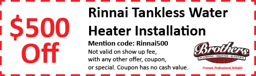 Brothers Plumbing Heating & Electric promotion